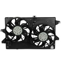 DNA Motoring OEM-RF-0218 MA3115144 Factory Style Radiator Cooling Fan Assembly Replacement 